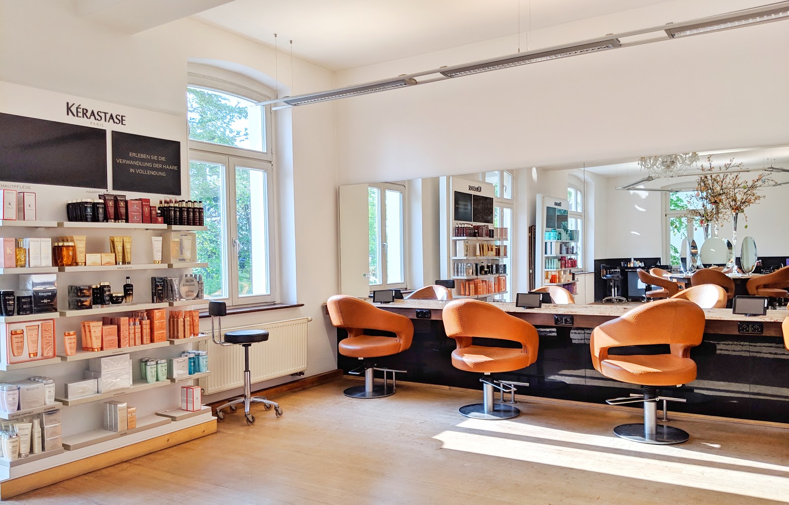 Friseursalon Linnemann – Innenansicht des Salons in Leipzig